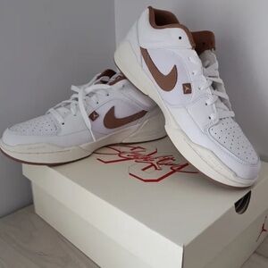 Nike Jordan Stadium 90 White Archaeo Brown Men’s Shoe Sneaker DX4397-121 SZ 10.5